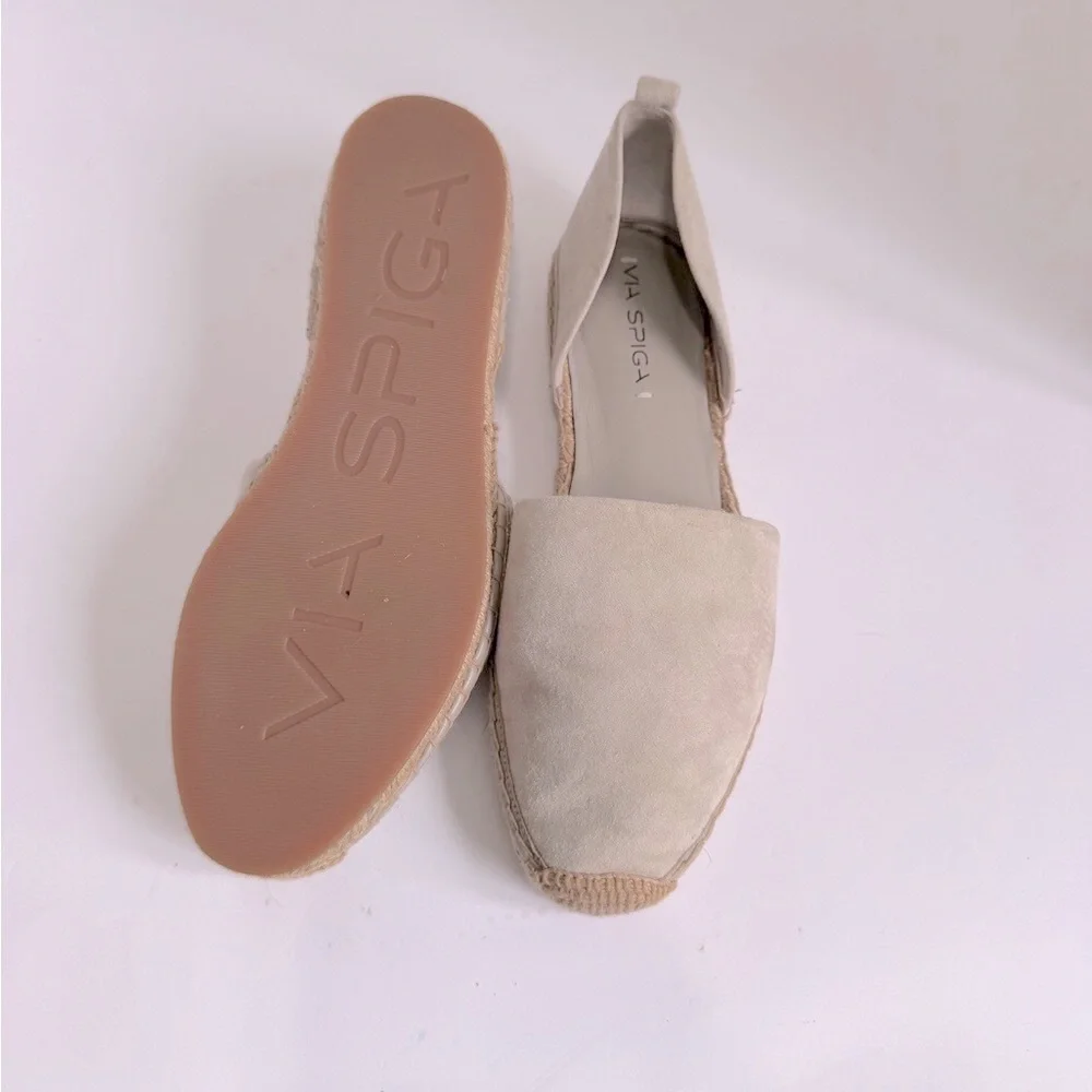 Via Spiga 'Brisa' d'Orsay Espadrille Flat Women’s. Size 9